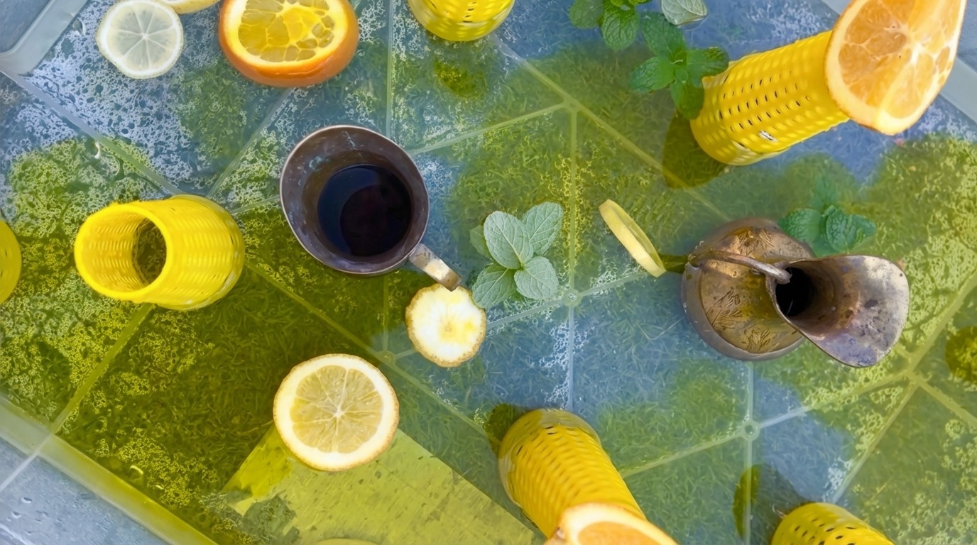 Iced Tea Water Play