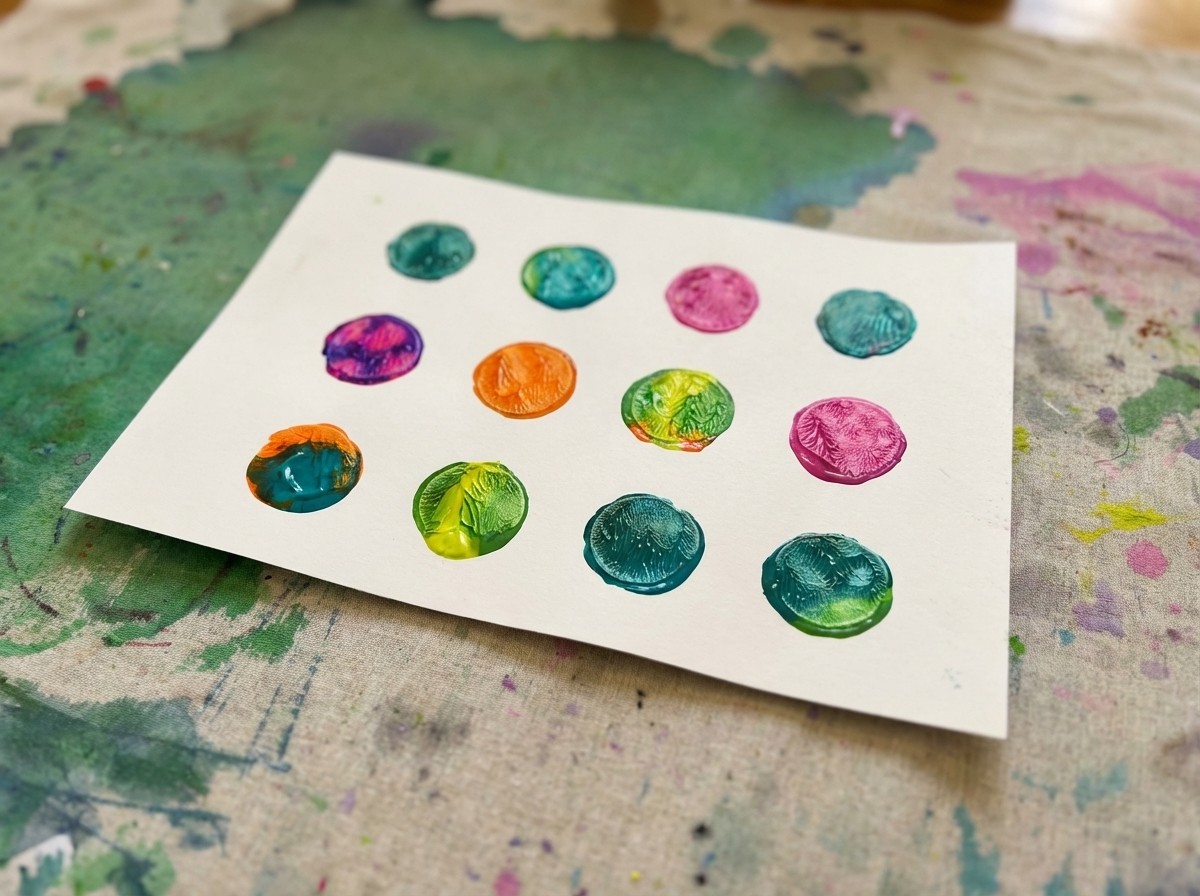 Image 5 - Muffin Tray Monoprinting
