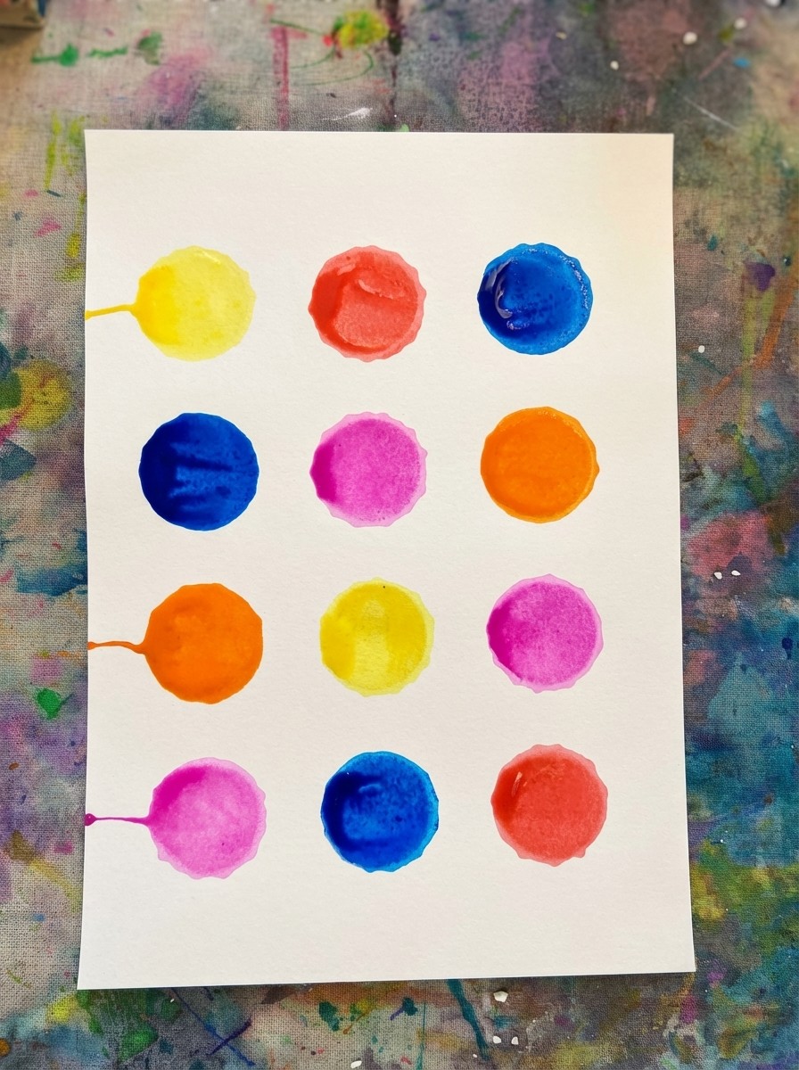 Image 7 - Muffin Tray Monoprinting