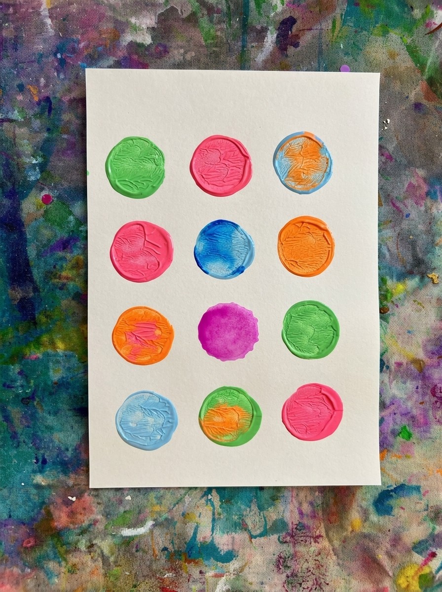 Image 8 - Muffin Tray Monoprinting